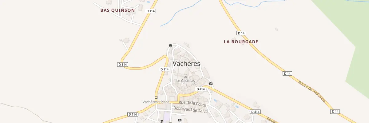 Plan du 7074 Le Village à Vachères