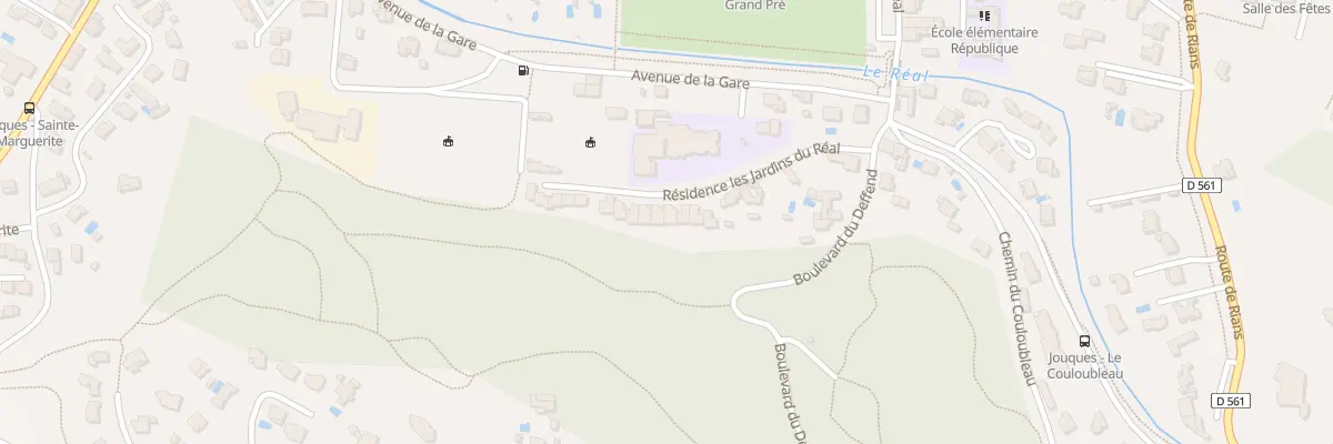 Plan du 4 Res Les Jardins du Real à Jouques