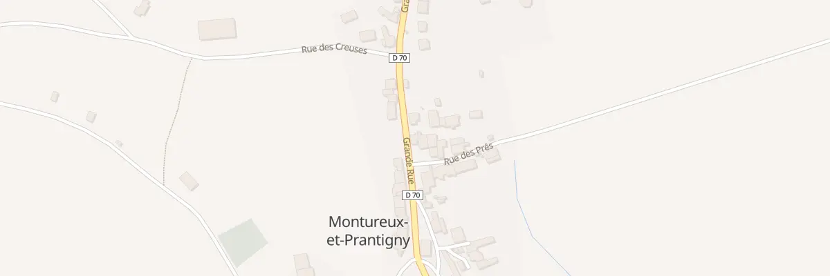 Plan du 13 Gr Grande Rue à Montureux-et-Prantigny