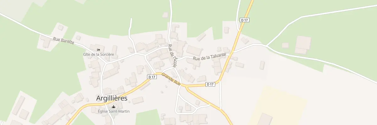 Plan du 2 Rue de la Talvante à Argillières