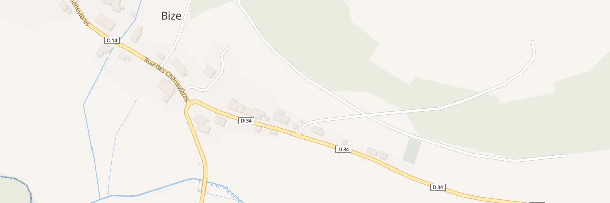 Plan du 11 Rue des Tilleuls à Bize