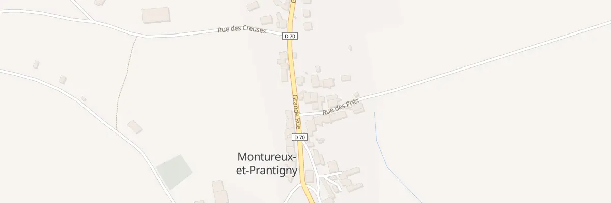Plan du 1 Rue des Pres à Montureux-et-Prantigny