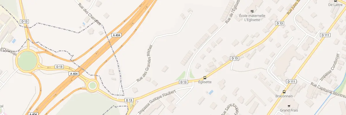 Plan du 9 Rue des Grandes Roches à Oyonnax