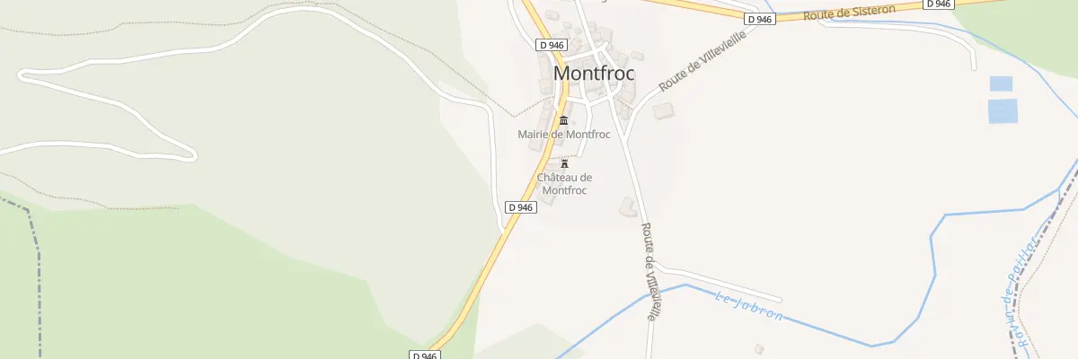 Plan du 5007 La Begue à Montfroc