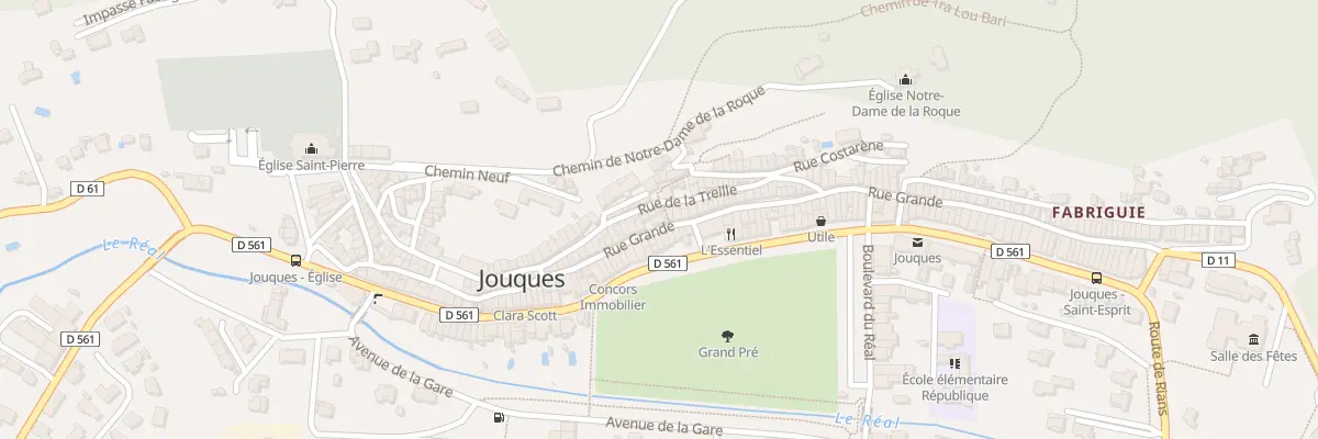 Plan du 49 Rue Grande à Jouques