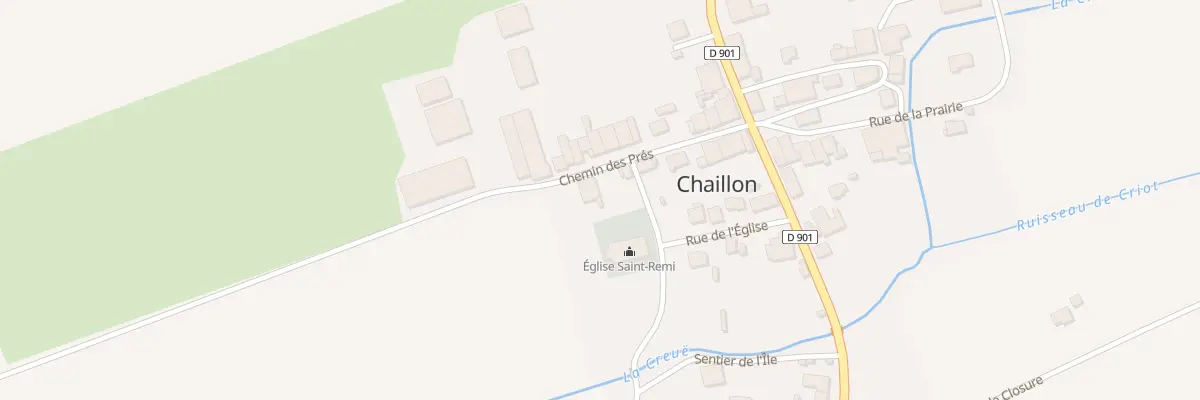 Plan du 5 Che des Pres à Chaillon