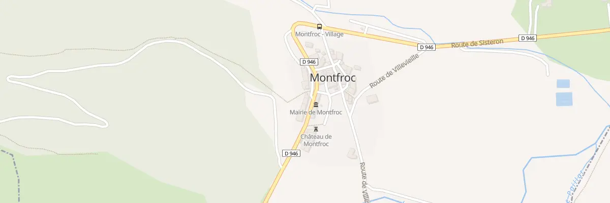 Plan du 5004 La Begue à Montfroc