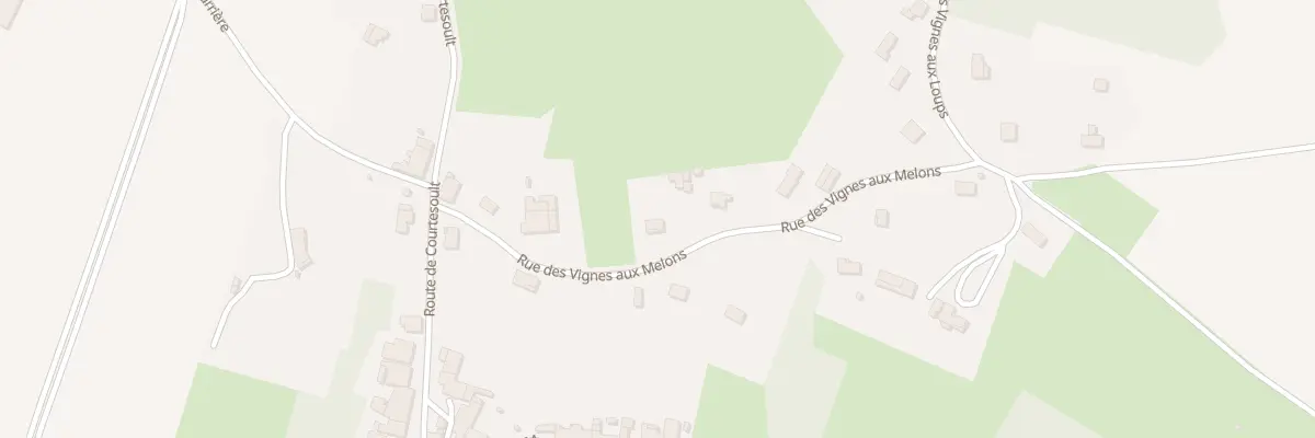 Plan du 6 Rue des Vignes aux Melons à Delain
