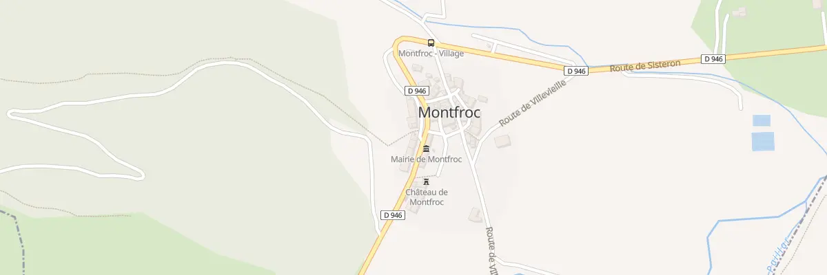 Plan du 5003 La Begue à Montfroc