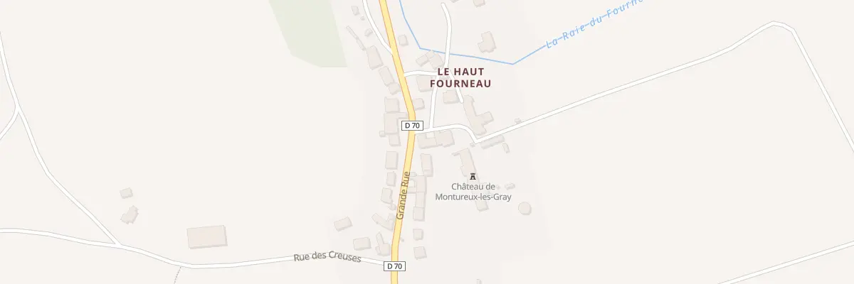 Plan du 1 Grande Rue à Montureux-et-Prantigny