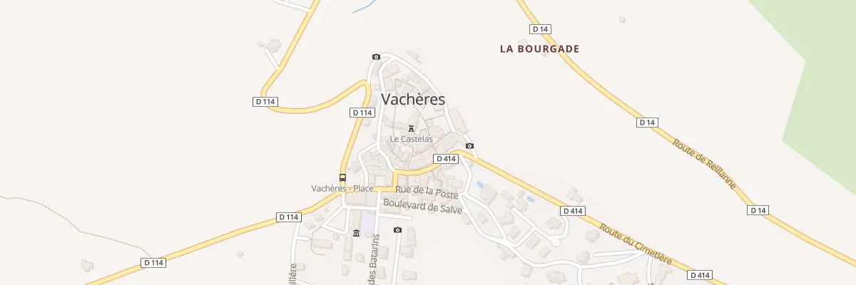Plan du 2 Rue de la Forge à Vachères
