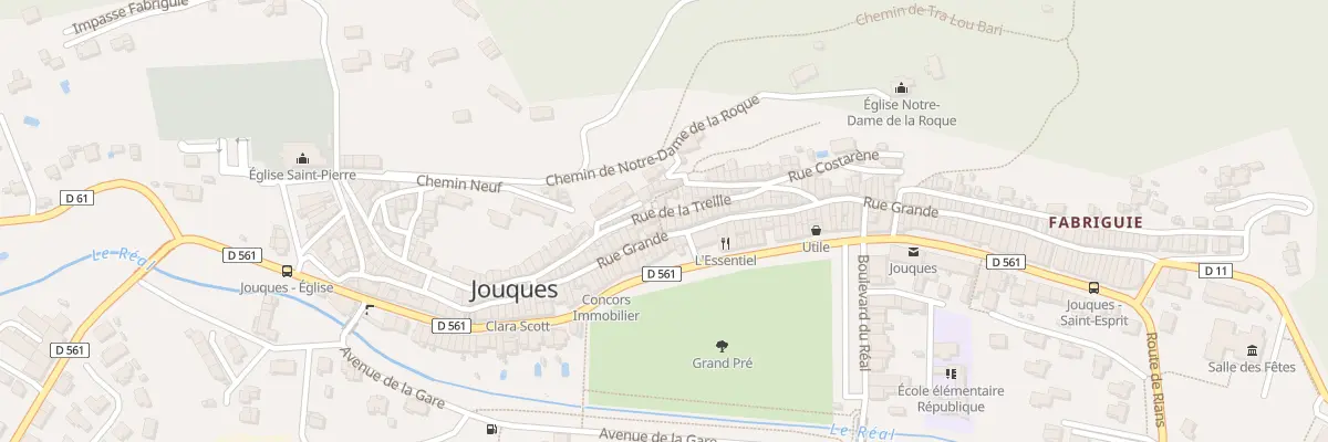 Plan du 51 Rue Grande à Jouques