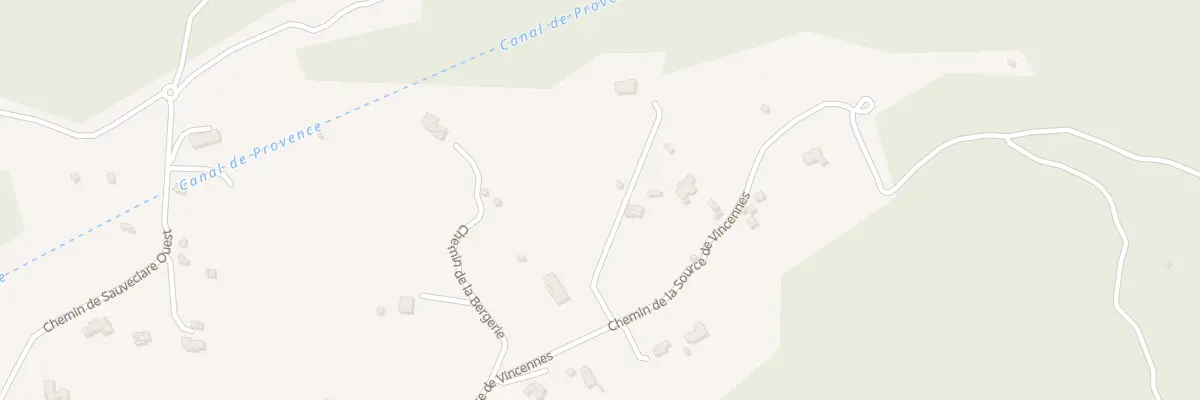 Plan du 1265 Che de la Source de Vincennes à Auriol