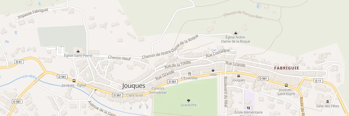 Plan du 1 Rue des Ruines à Jouques