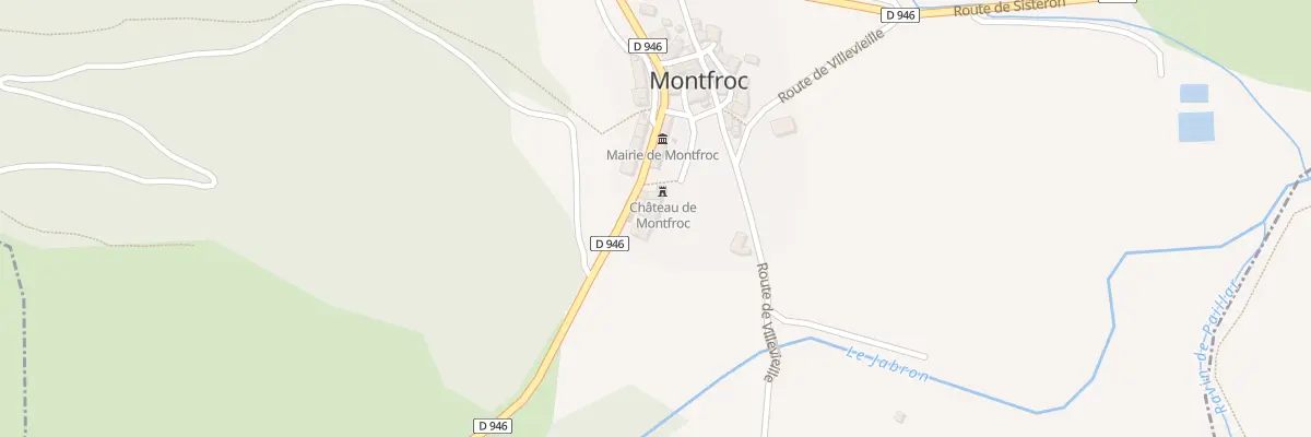 Plan du 5010 La Begue à Montfroc