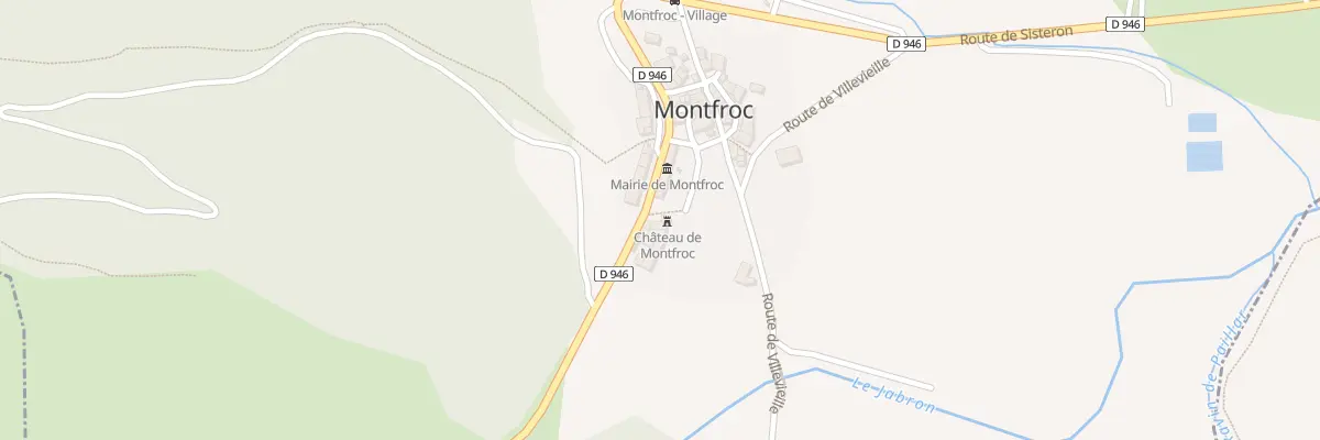 Plan du 5009 La Begue à Montfroc