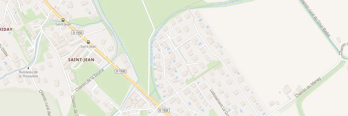 Plan du 206 Rue de la Fontaine du Merle à Noyarey