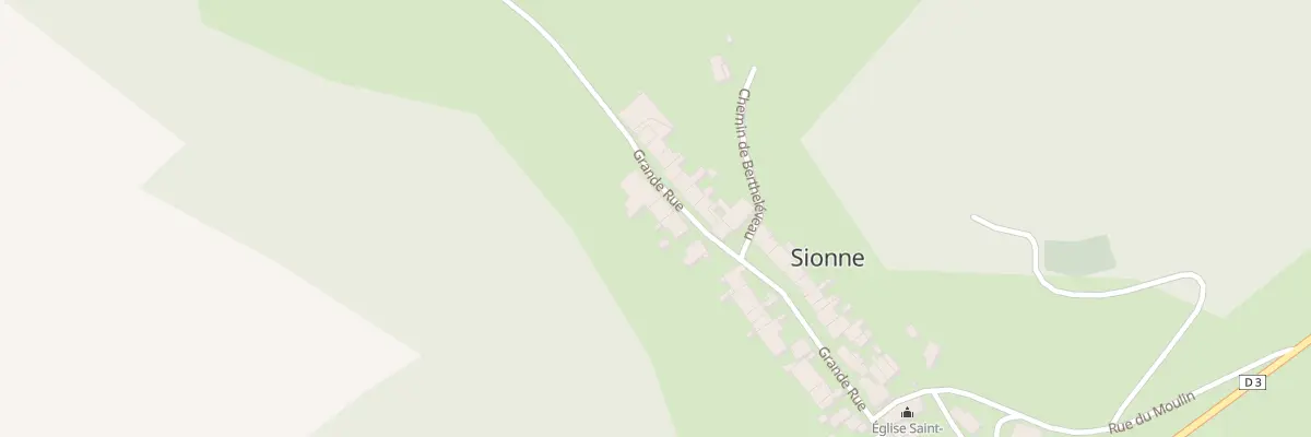 Plan du 33 Gr Grande Rue à Sionne