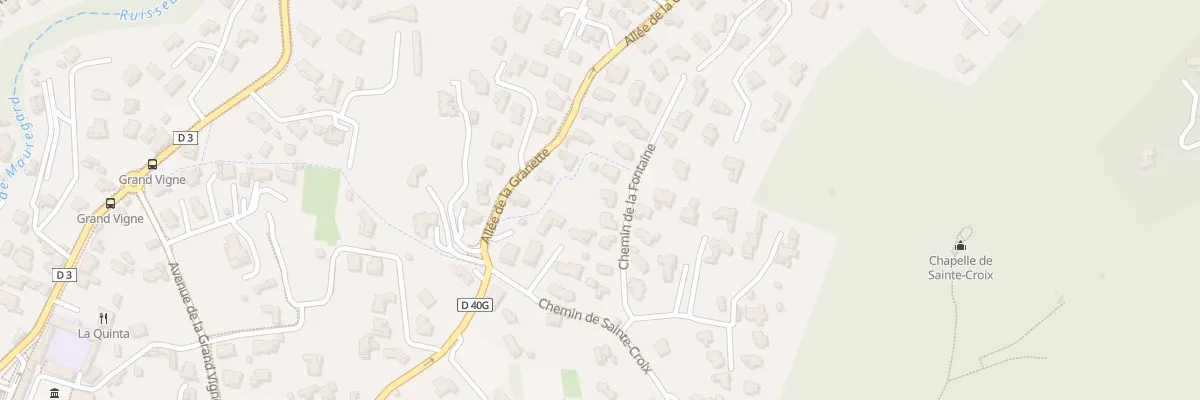 Plan du 9004 Che de Ste Croix à Ceyreste
