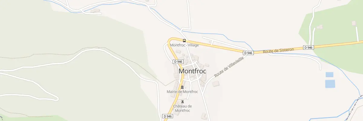 Plan du 5088 La Begue à Montfroc