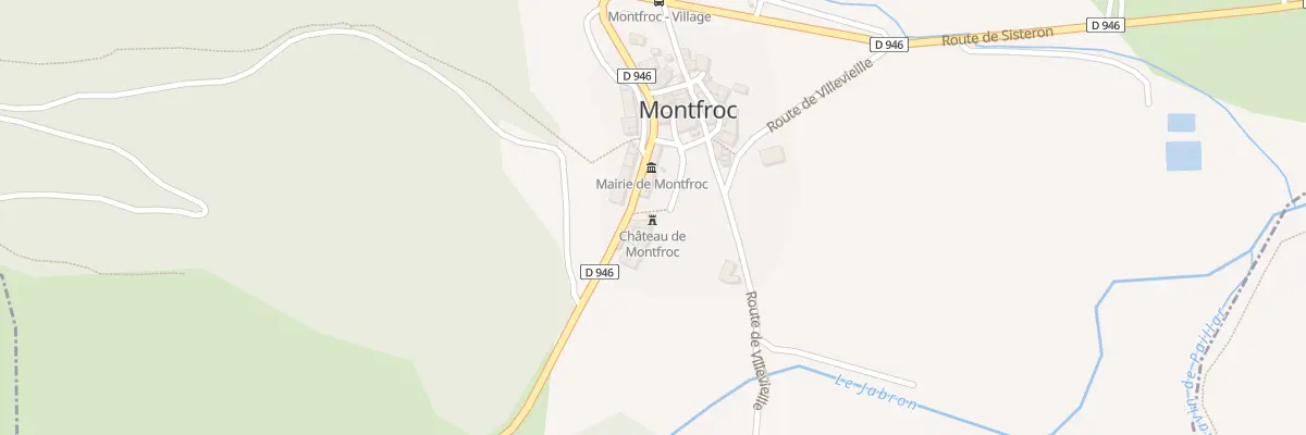 Plan du 5008 La Begue à Montfroc