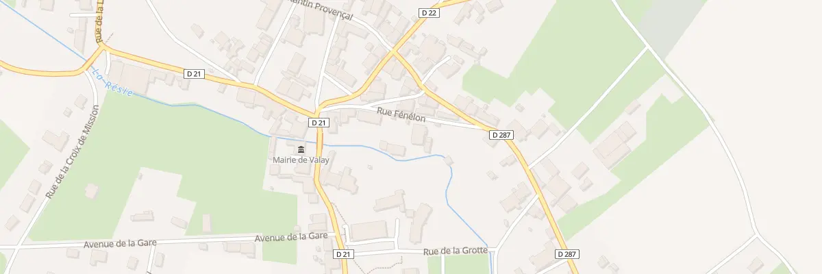 Plan du 6 Rue Fénelon à Valay