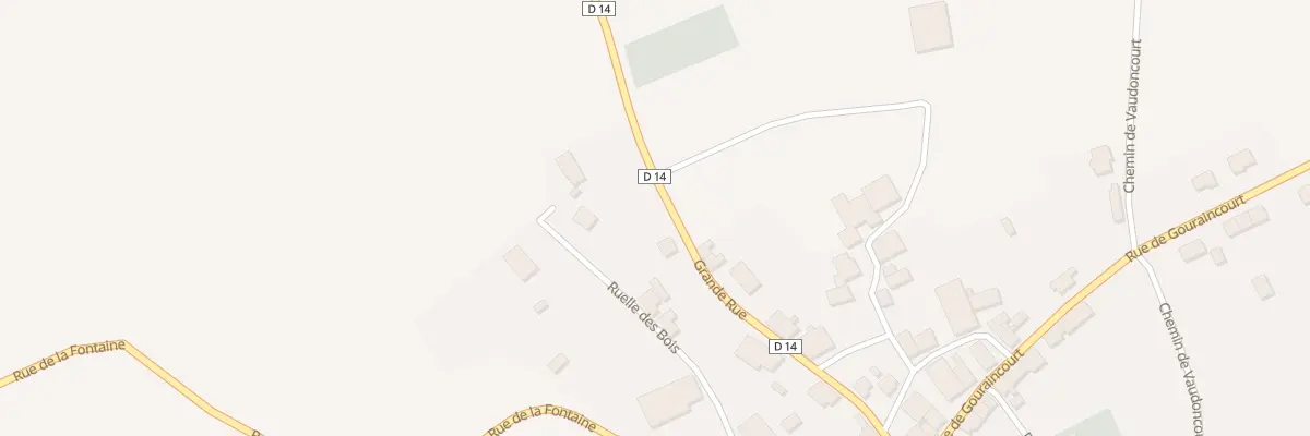 Plan du 2 Gr Grande Rue à Senon