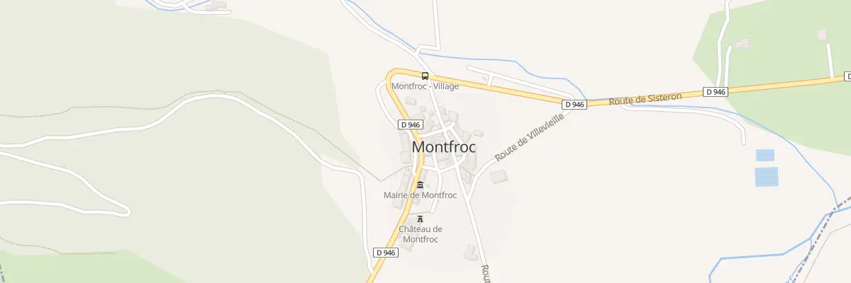 Plan du 5015 La Begue à Montfroc