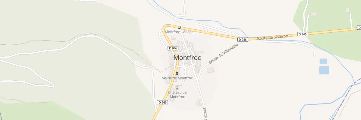 Plan du 5014 La Begue à Montfroc