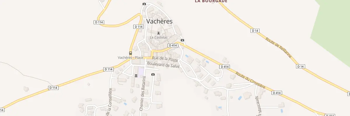 Plan du 81 Rue de l’Ancienne Poste à Vachères
