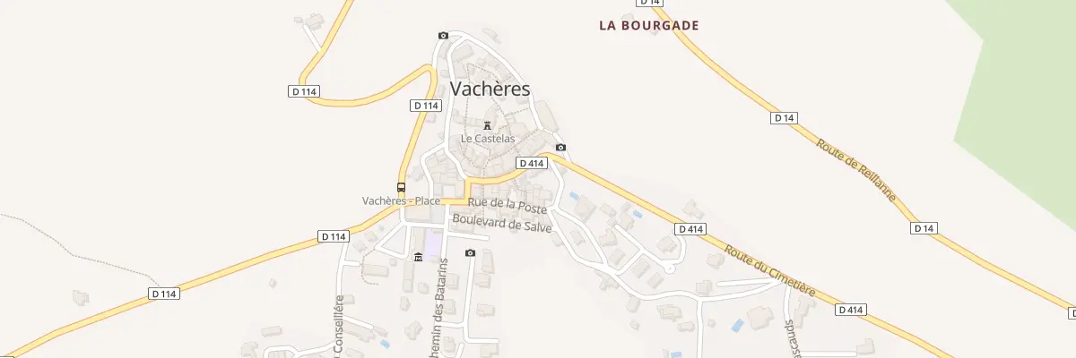 Plan du 5109 Le Village à Vachères