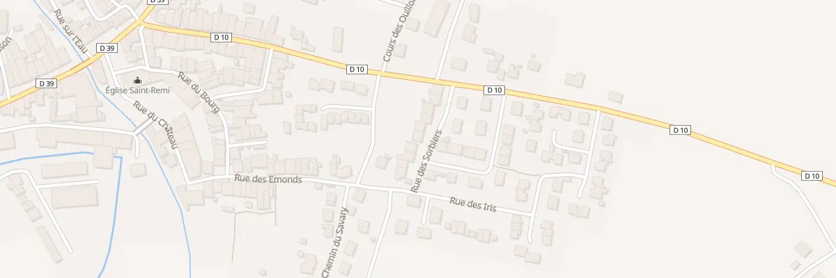Plan du 12 Rue des Sorbiers à Sorcy-Saint-Martin