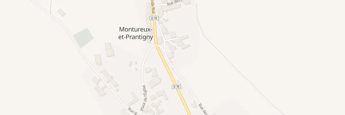 Plan du 1 Qua des Marois à Montureux-et-Prantigny