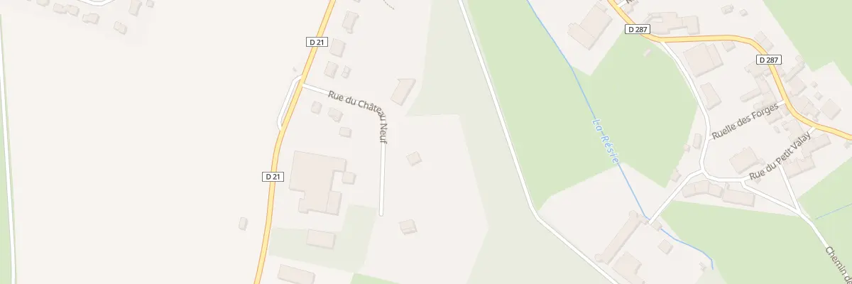 Plan du 5 Rue du Château Neuf à Valay