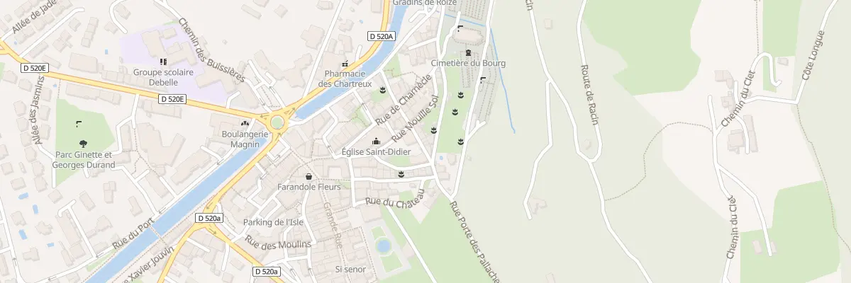 Plan du 99 Rue Lambournay à Voreppe
