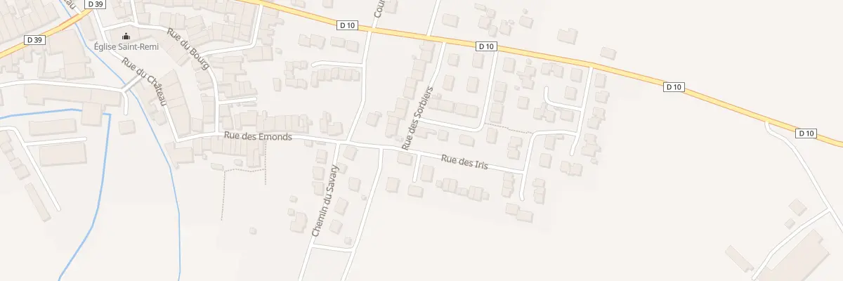 Plan du 22 Rue des Sorbiers à Sorcy-Saint-Martin