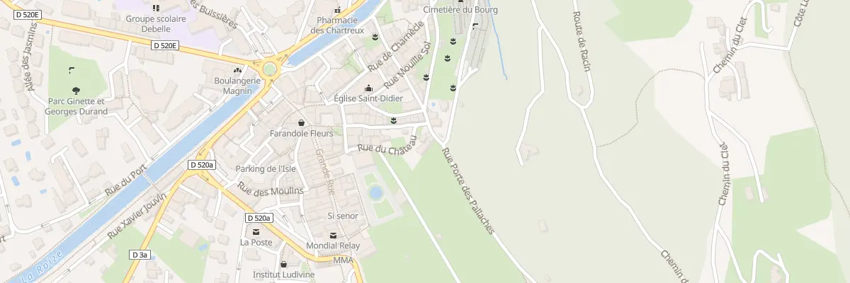 Plan du 117 Rue du Château à Voreppe