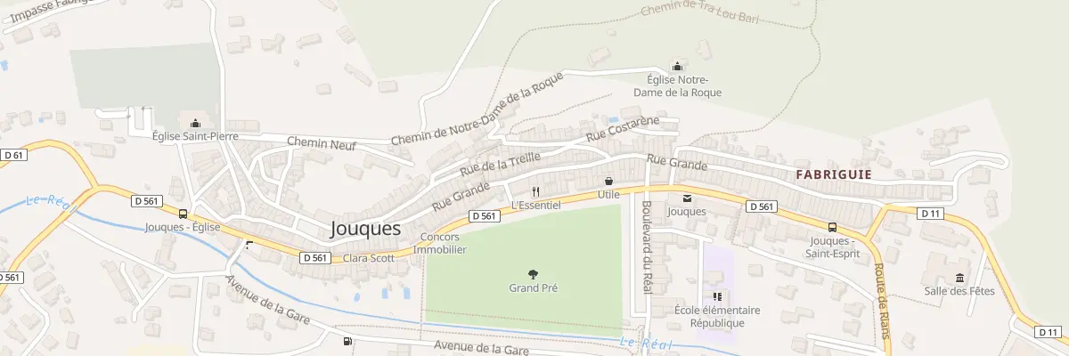 Plan du 94 Rue Grande à Jouques
