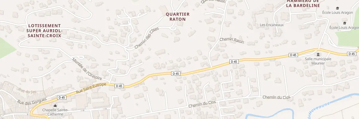Plan du 17 Che de Saint Pierre à Auriol