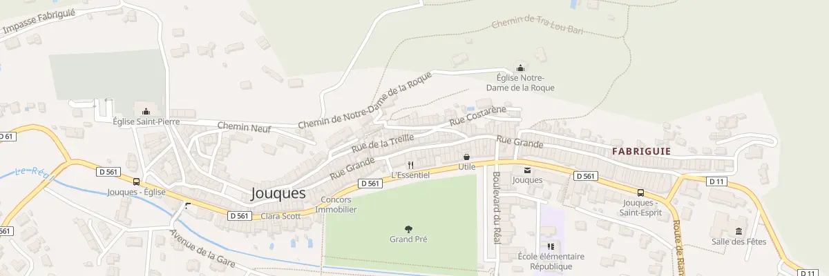 Plan du 3B Rue de la Treille à Jouques