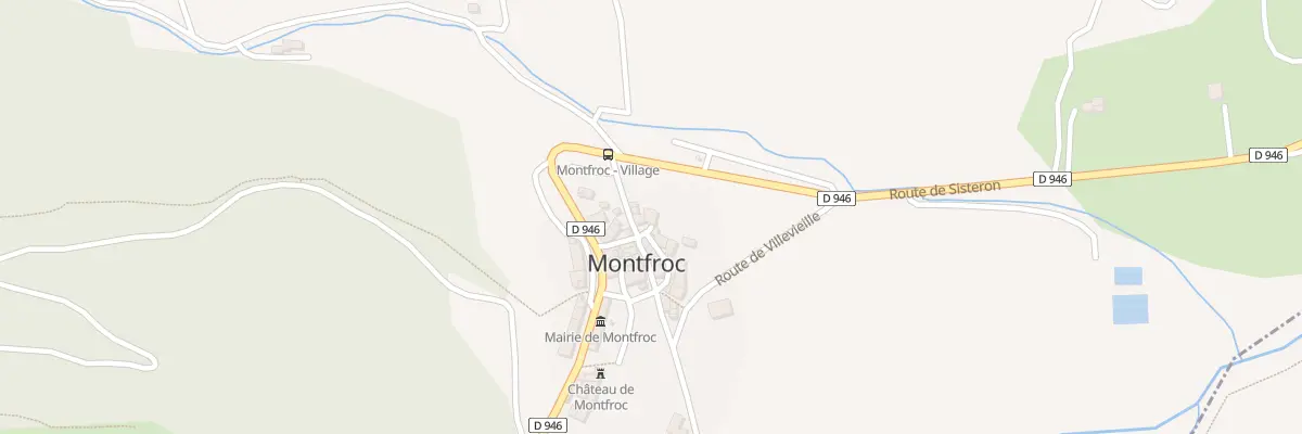 Plan du 5068 La Begue à Montfroc