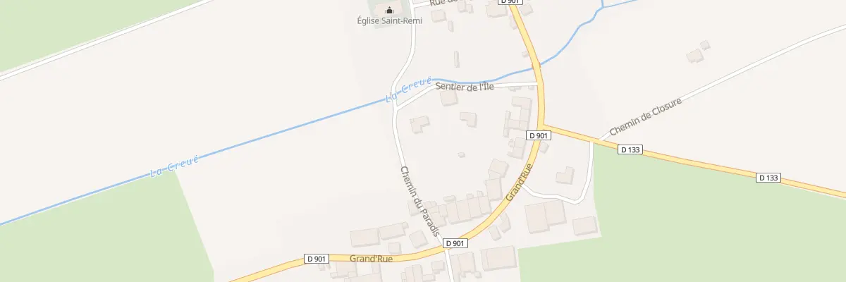 Plan du 2 Rue de Paradis à Chaillon
