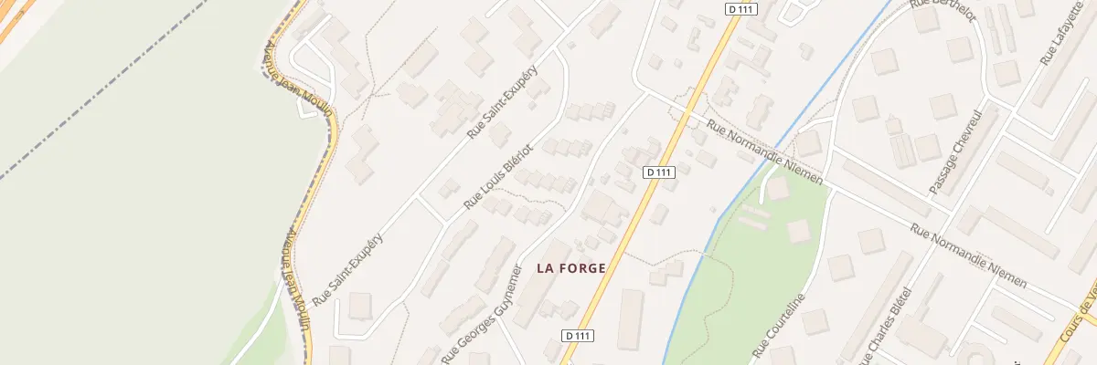Plan du 8 Rue Georges Guynemer à Oyonnax