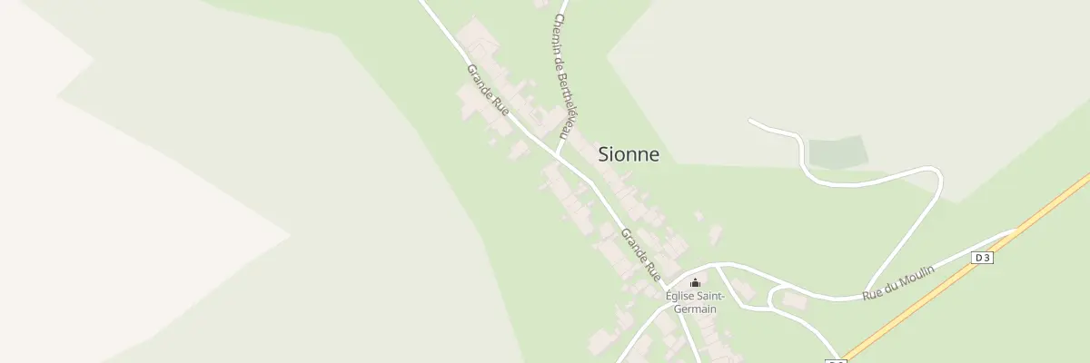 Plan du 27 Gr Grande Rue à Sionne