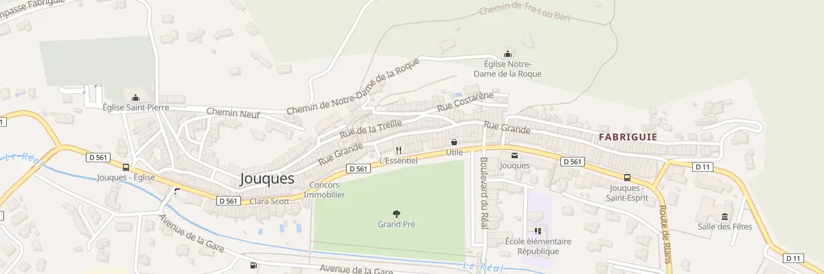Plan du 102 Rue Grande à Jouques