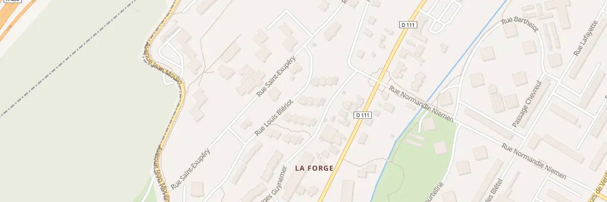 Plan du 7 Rue Louis Bleriot à Oyonnax
