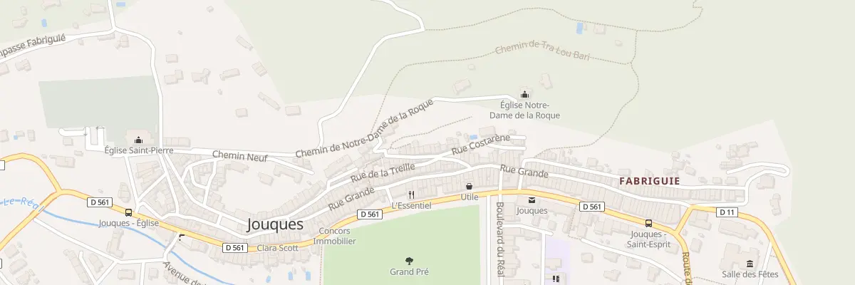 Plan du 8 Rue de l’Horloge à Jouques
