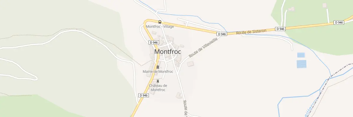 Plan du 5079 La Begue à Montfroc