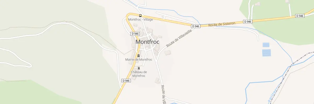 Plan du 5077 La Begue à Montfroc