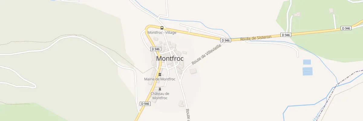 Plan du 5080 La Begue à Montfroc